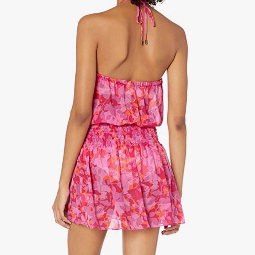 Ramy Brook Pink Floral Swim Coverup - Picture 2 of 4